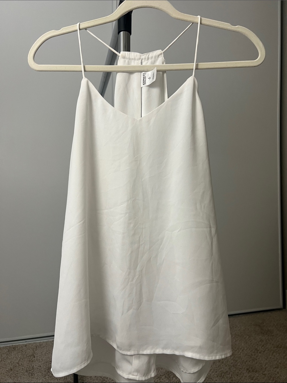 Express White Satin Camisole